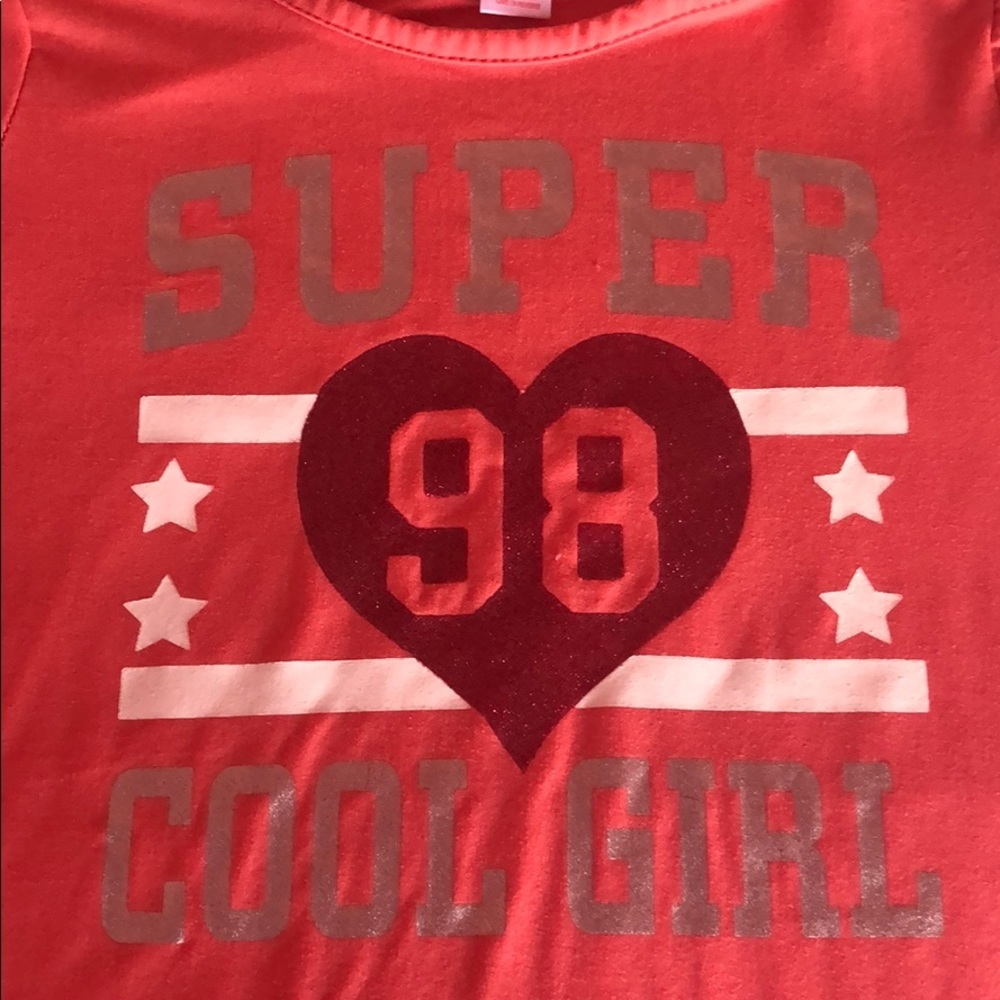 Salmon pink graphic tee - Picture 2 of 3